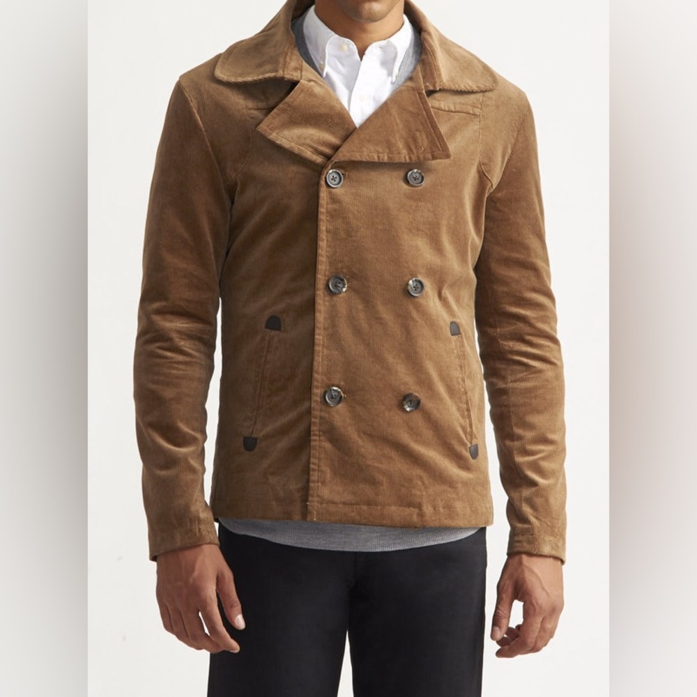 Jackthreads COA Corduroy Peacoat SMALL